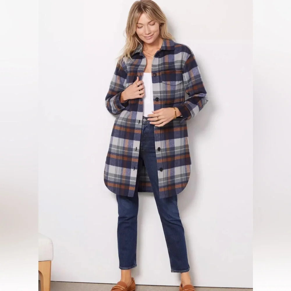 RAILS Jaro Coat in Vail Plaid Shacket Jacket Flannel Size S NEW No Tags